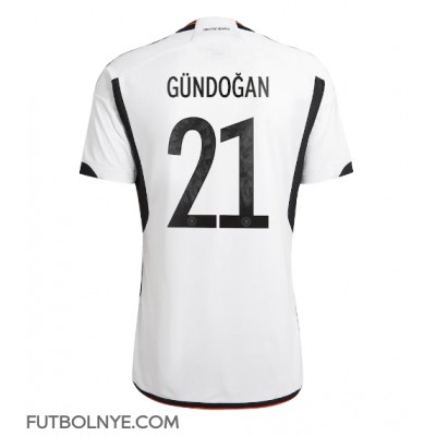 Camiseta Alemania Ilkay Gundogan #21 Primera Equipación Mundial 2022 manga corta